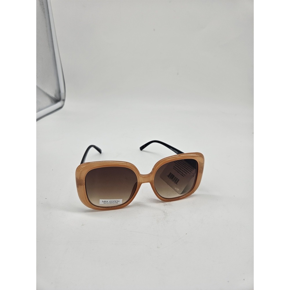 Brown Oversized Square Sunglasses Max Editon